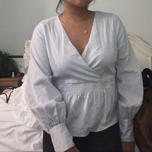 Express striped blouse